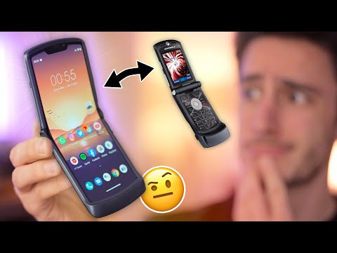 J'ai testé le Smartphone Pliable Vintage de Motorola ! (RAZR 5G)