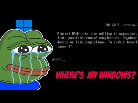 Stuck on GNU Grub Black Screen? Try this!