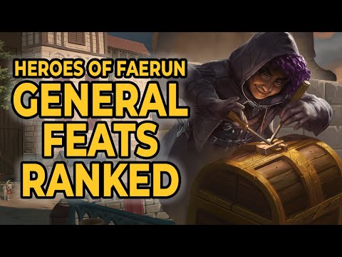 Tier Ranking the General Feats in Heroes of Faerun