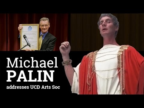 Michael Palin accepts honorary life membership of UCD Arts Soc