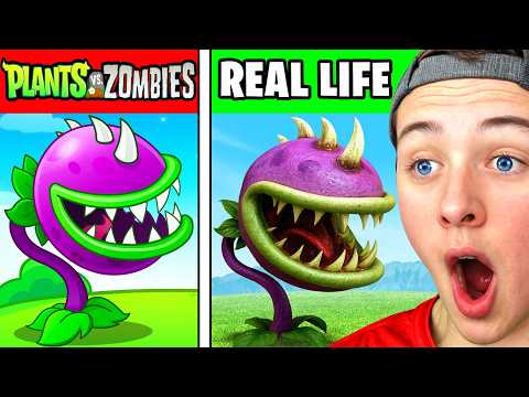 Plants VS Zombies in REAL LIFE
