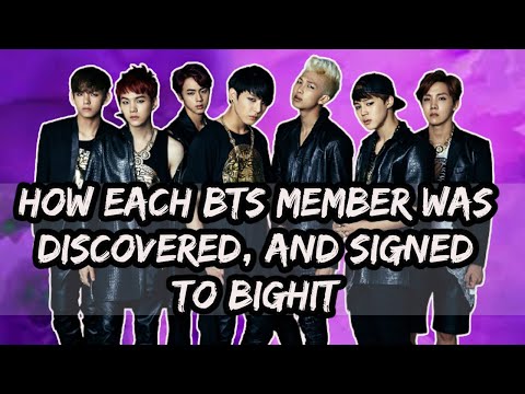 How BTS Each Member was Discovered And Join Big Hit | How BTS Was Formed | EpicLinE