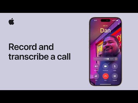 How to record and transcribe a call on iPhone | Apple Support