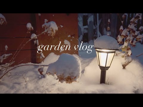 눈꽃으로 가득찬 아름다운 정원 | 마법의 시간❄️| 산타 정원꾸미기🤶 산타가 올까요?