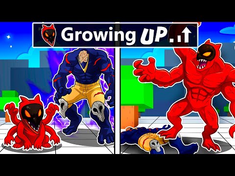 Growing Up as KAIJU ULTIMATE in Roblox Strongest Battlegrounds!