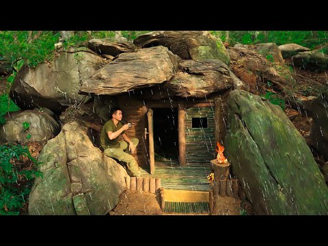 Full Video: 210 Days of How I Built Shelter, Survived, Hunted, and Cooked in the Rainforest