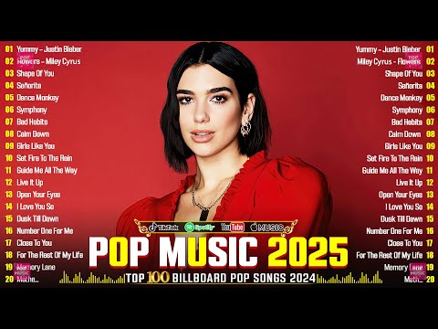 Dua Lipa, Adele, Maroon 5, The Weeknd, Ed Sheeran, Bruno Mars, Rihanna - Billboard Top 50 This Week