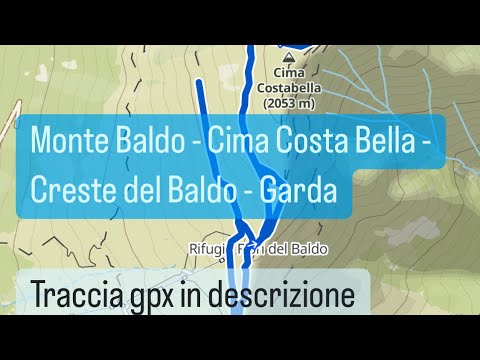 Monte Baldo - Cima Costabella - Creste del Baldo - Garda