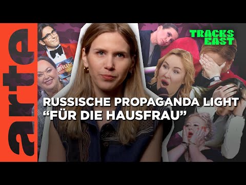 Russische Propaganda für Hausfrauen: Vaterschaftstests & Gaming-Shows | Masha on Russia | ARTE