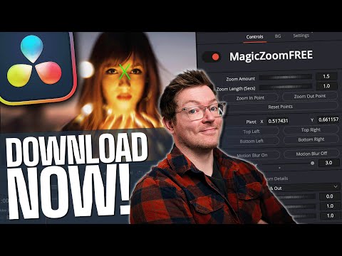 The FREE Zoom Tool for DaVinci Resolve 19 - Magic Zoom!