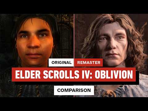 Elder Scrolls Oblivion Remaster vs. Original Graphics Comparison