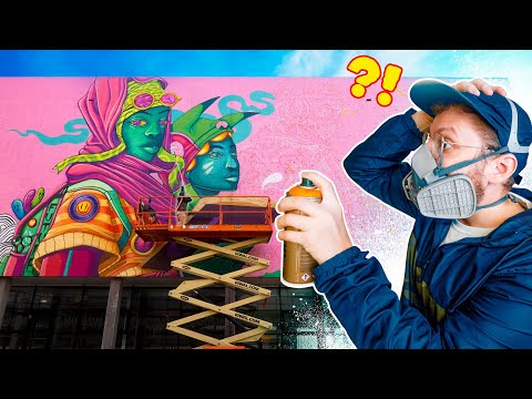 I've Never Painted a Mural Like This Before! (Netherlands)