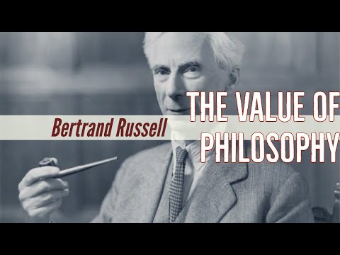 The Value of Philosophy by Bertrand Russell