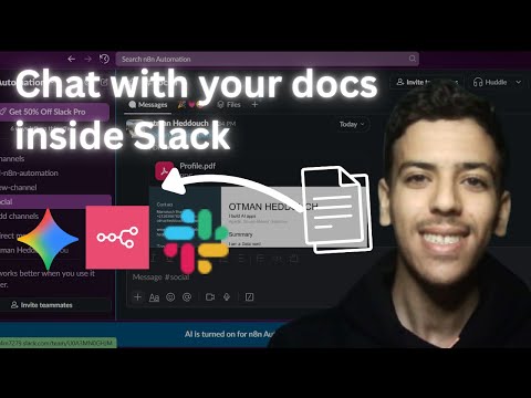 Turn Slack Into an AI Document Assistant with n8n