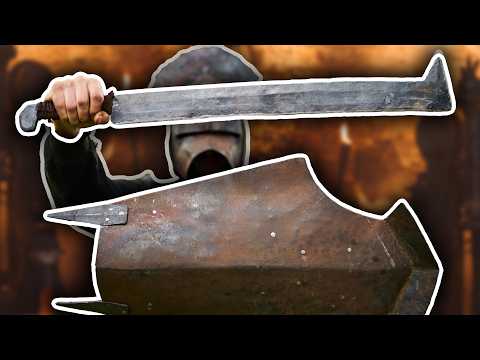 Forging the Uruk-Hai Sword and Shield from Lord of the Rings
