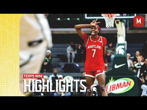 Maryland Women's Basketball Highlights | Michigan State