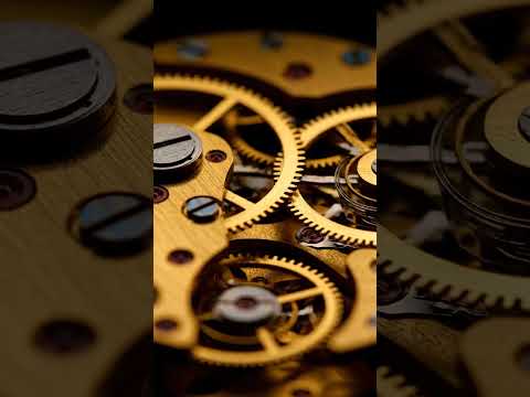 How a Mechanical Watch Works? (Macro Cinematic View) #ytshorts #shorts #mechanicalwatch #asmr