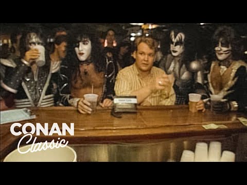 Andy At The KISS Convention | Late Night with Conan O’Brien