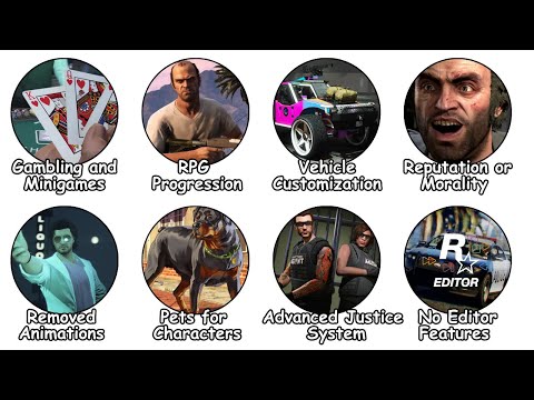 Every Removed Feature from GTA 5 Explained in 28 Minutes