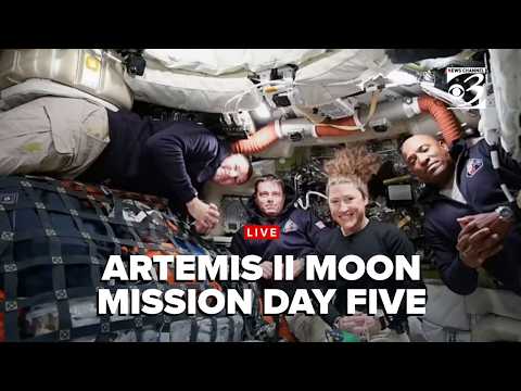 LIVE: Mission status brief for Aretemis II moon mission day five