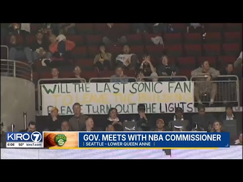 WA Governor talks with NBA Commissioner on future of the league in Seattle