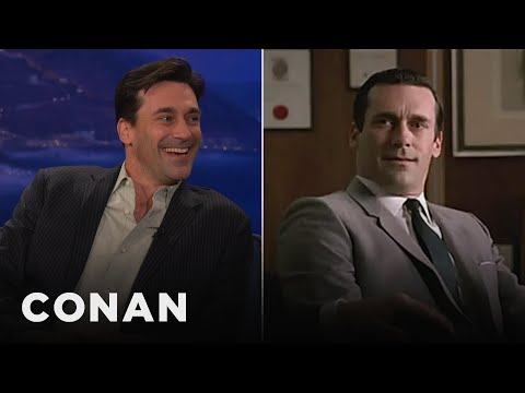 Jon Hamm's "Mad Men" Injuries | CONAN on TBS