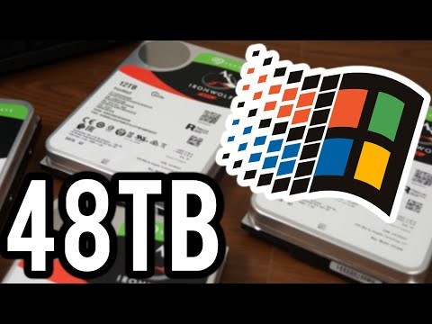 Windows 98 vs 48TB?! - ASUSTOR NAS on a Vintage Computer