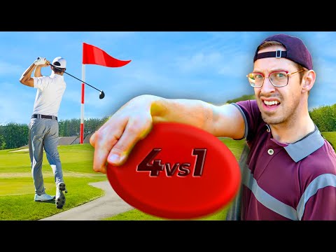 Try Guys 4vs1 Frisbee Golf
