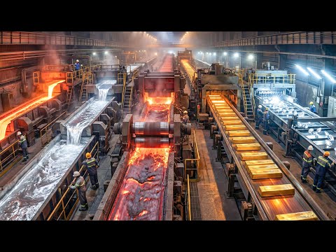 Inside the MASSIVE Metal Factory Complex – How Raw Materials Become Industrial Giants (Full Process)