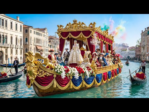 Venice Carnival Parade 2026 (4K) | Spectacular Masked Festival in Italy 🎭🇮🇹