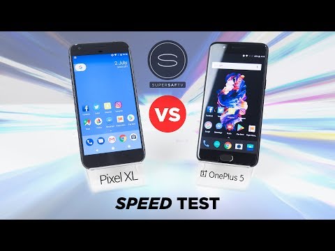 OnePlus 5 vs Pixel XL SPEED Test