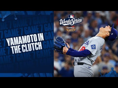 YOSHINOBU YAMAMOTO IN THE CLUTCH! EVERY PITCH the World Series MVP threw in Game 7! 😱 | 山本由伸ハイライト