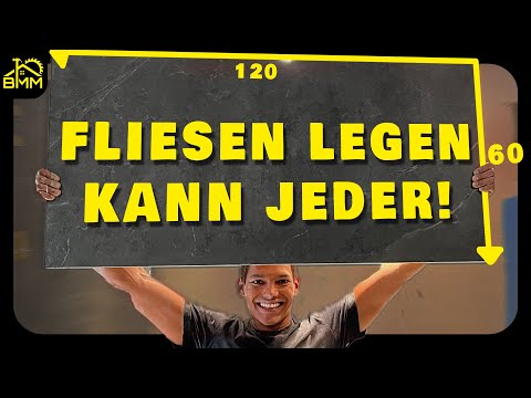 Fliesen verlegen mit Nivelliersystem (120x60cm) //TEIL17