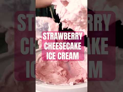 How to Make Strawberry Cheesecake Ice Cream