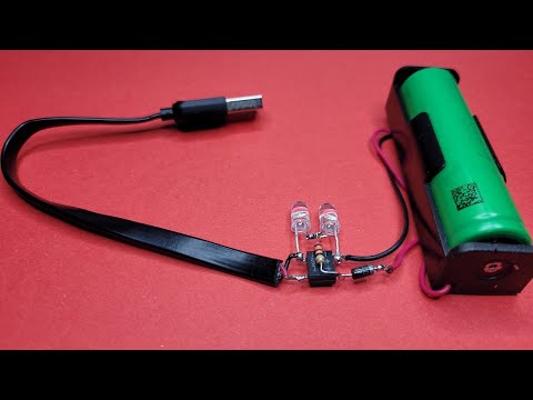 Very Very Simple!!! How to Make a 3.7v 18650 Battery Charging Circuit?