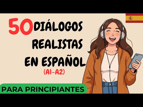 50 Spanish Conversations for Beginners (A1-A2) | Listen and Learn