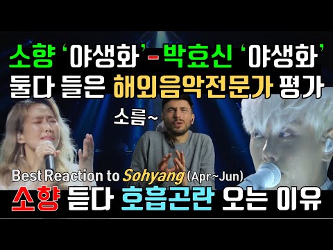 디바 소향, 박효신의 야생화 들은 해외 보컬코치의 kpop 평가 반응, 리액션 순위, Ranking of Reaction to So Hyang & Vocal Coach