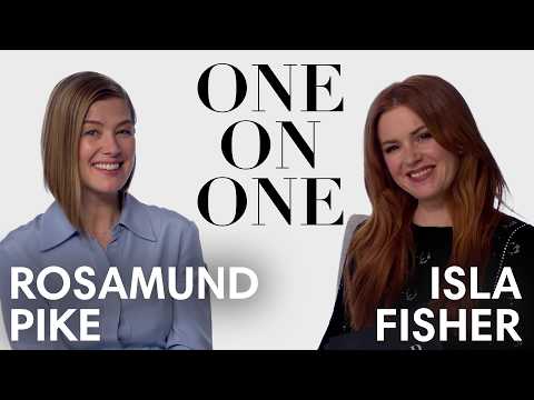 'The most inspiring, clever, amazing human': On-Set Magic With Rosamund Pike & Isla Fisher
