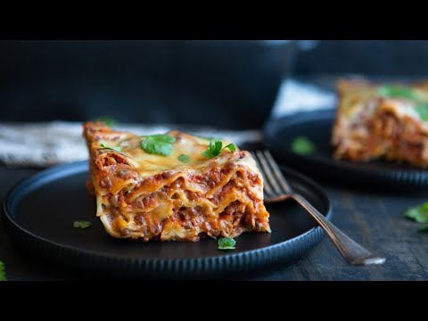 Hearty Vegan Lentil Lasagna With a Creamy Béchamel Sauce