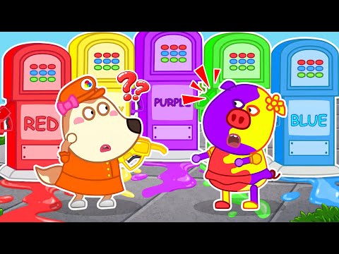 No No Baby, Don't Use the Wrong Colors! | Wolfy - Baby Cartoons