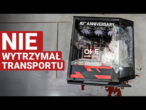 Naprawiam komputer po przesyłce kurierskiej - ostry wyciek