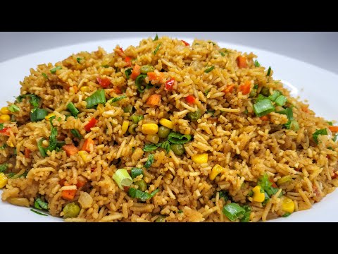 FRIED RICE IN THE OVEN| recipe /oven baked fried rice lazy man style