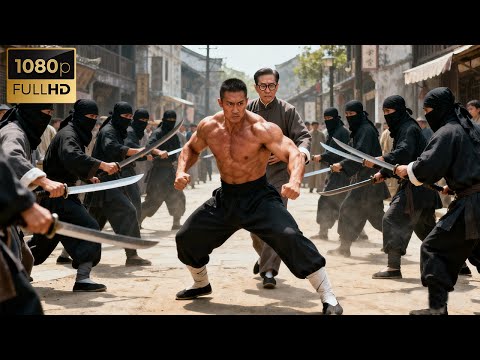 【Kungfu Movie】Unprecedented city siege🔥Unknown rickshaw puller with fists legs🔥