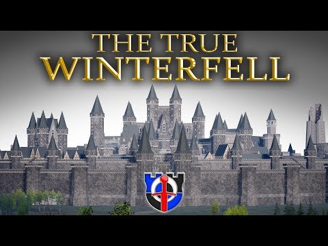 The True WINTERFELL according to the books, EPIC 3d model, tour and comparison