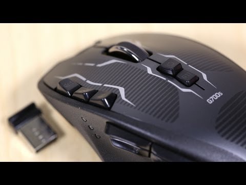 Logitech G700s Wireless Gaming Mouse Unboxing