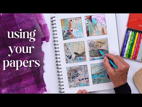 How To Use Transparent Papers In Collage
