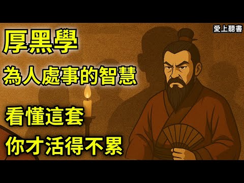 厚黑學：為什麼「臉厚心黑」才能成大事？｜李宗吾｜有聲書｜聽書#厚黑