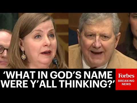 BREAKING NEWS: John Kennedy Lights Into Federal Reserve Vice President: 'Are You Kidding Me?'