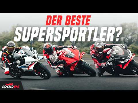 Superbike Vergleich 2025 - BMW S1000RR vs. Ducati Panigale V4 S vs. Aprilia RSV4 [Straße & Track]