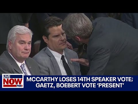 'GOP civil war' McCarthy falls short in 14th vote, representatives plead to Boebert, Gaetz